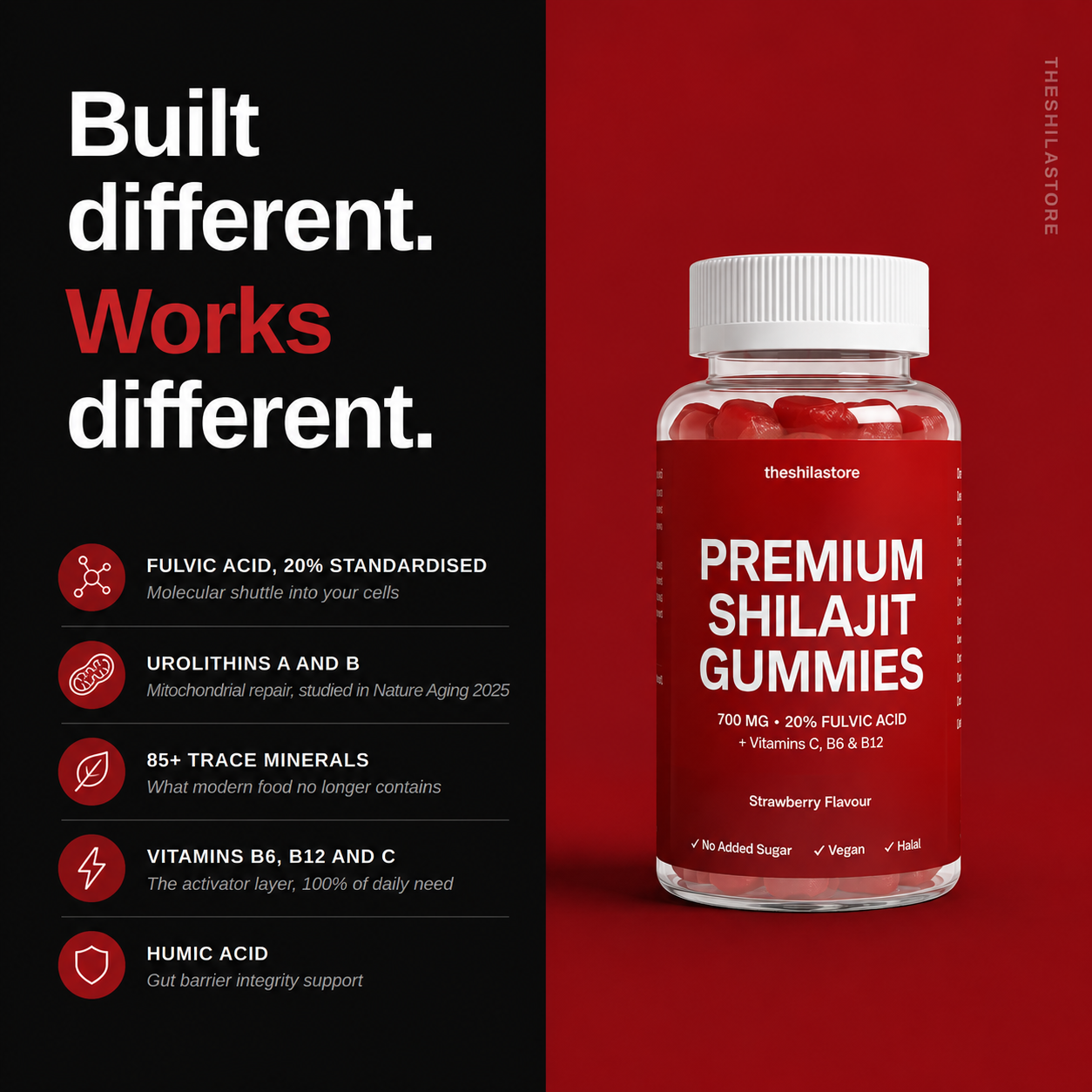 Premium Shilajit Gummies 700MG