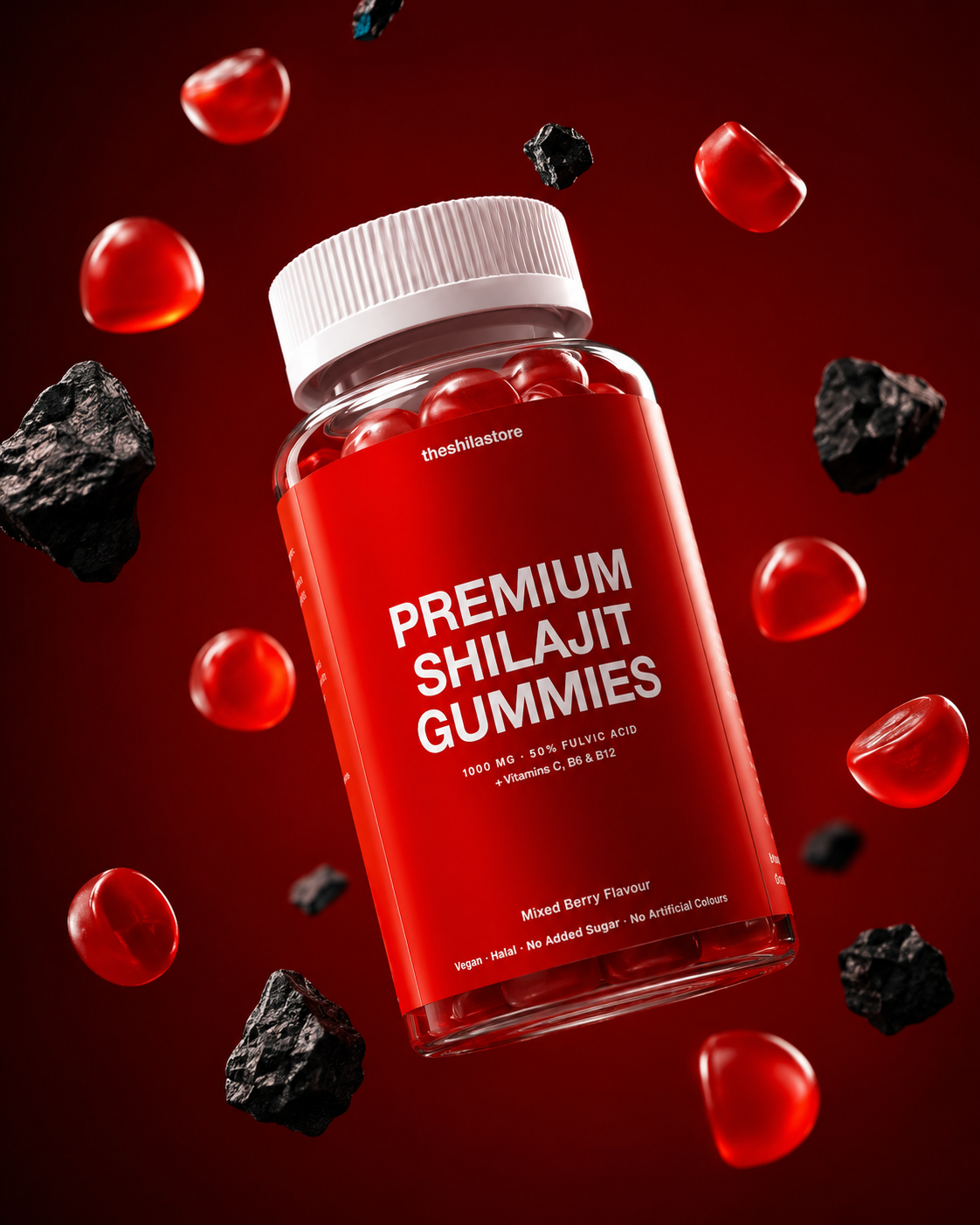 Premium Shilajit Gummies bottle